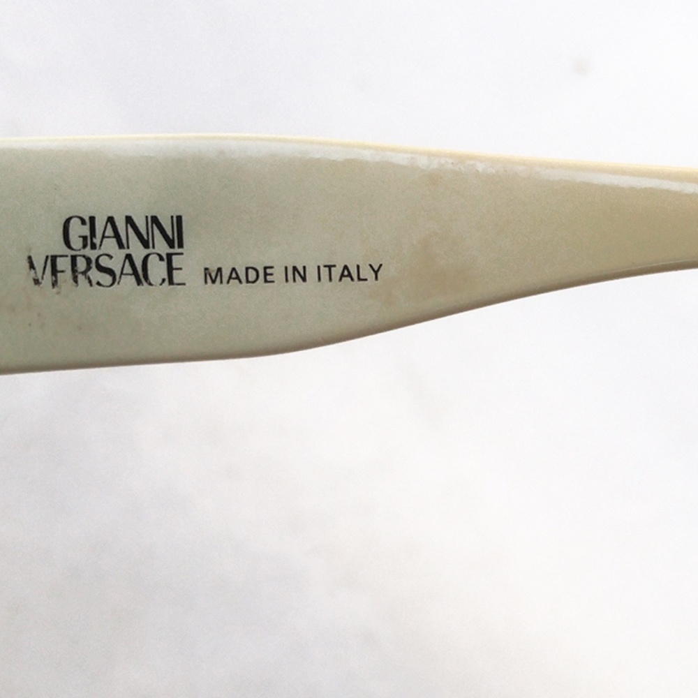 VTG Gianni Versace Sunglasses MOD 480/B Rare White - Picture 5 of 8